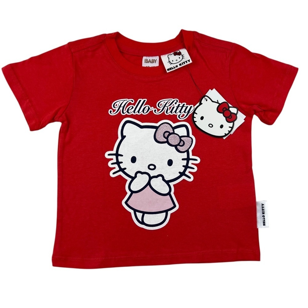 Cotton On Baby Hello Kitty Short Sleeve T-Shirt - Size 12-18M